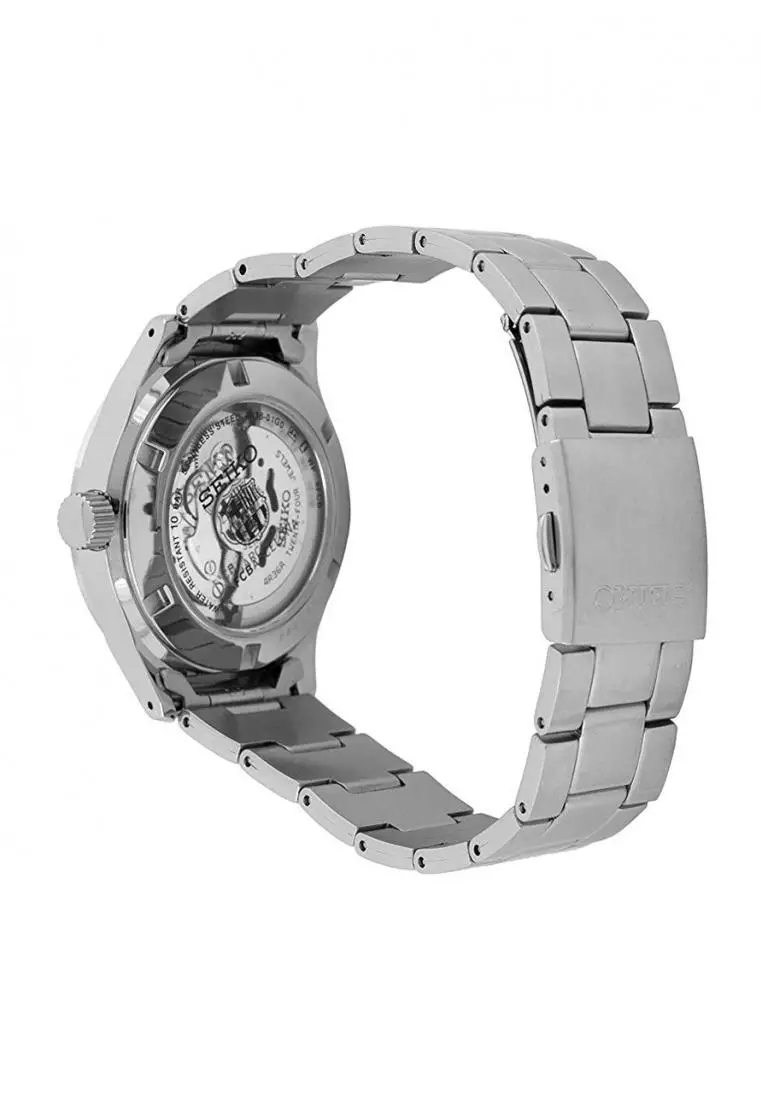 Jam Tangan Pria Seiko 5 Original Garansi Resmi Strap Stainless Steel Silver SRP301 SRP301K1 Silver