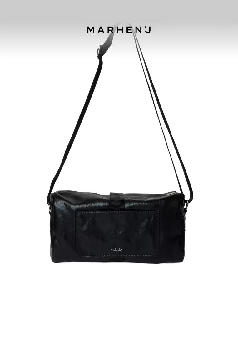 BLOCK Nylon Crossbody Bag Black