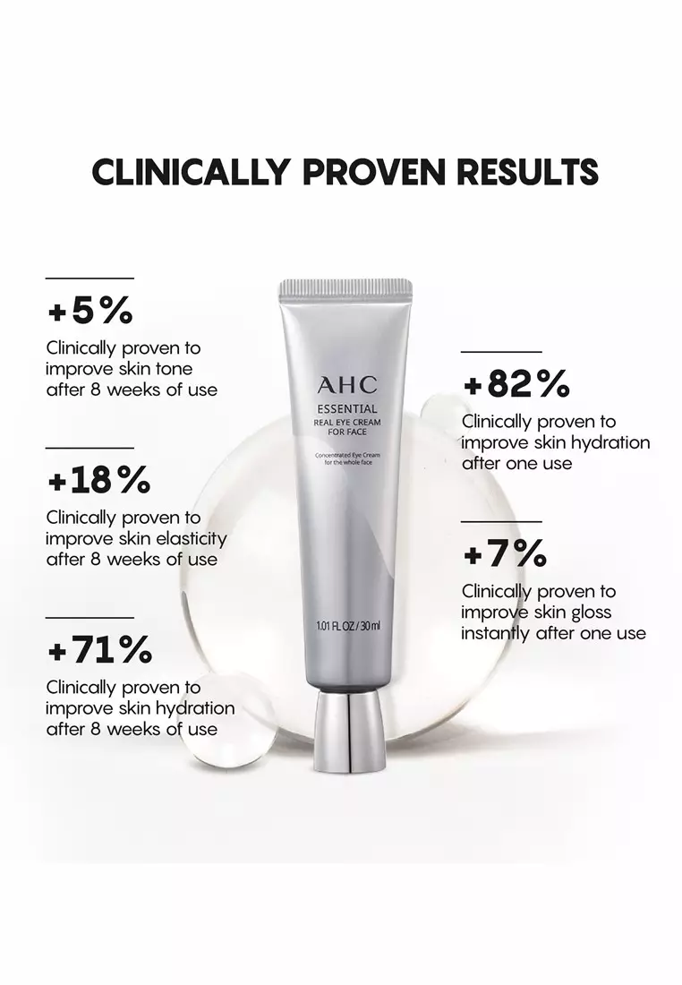 Buy AHC AHC Essential Eye Cream for Face 30ml (For hydrating and