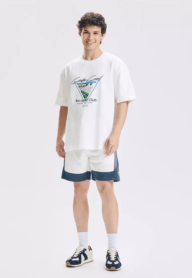 Center Court Relaxed Graphic T-Shirt