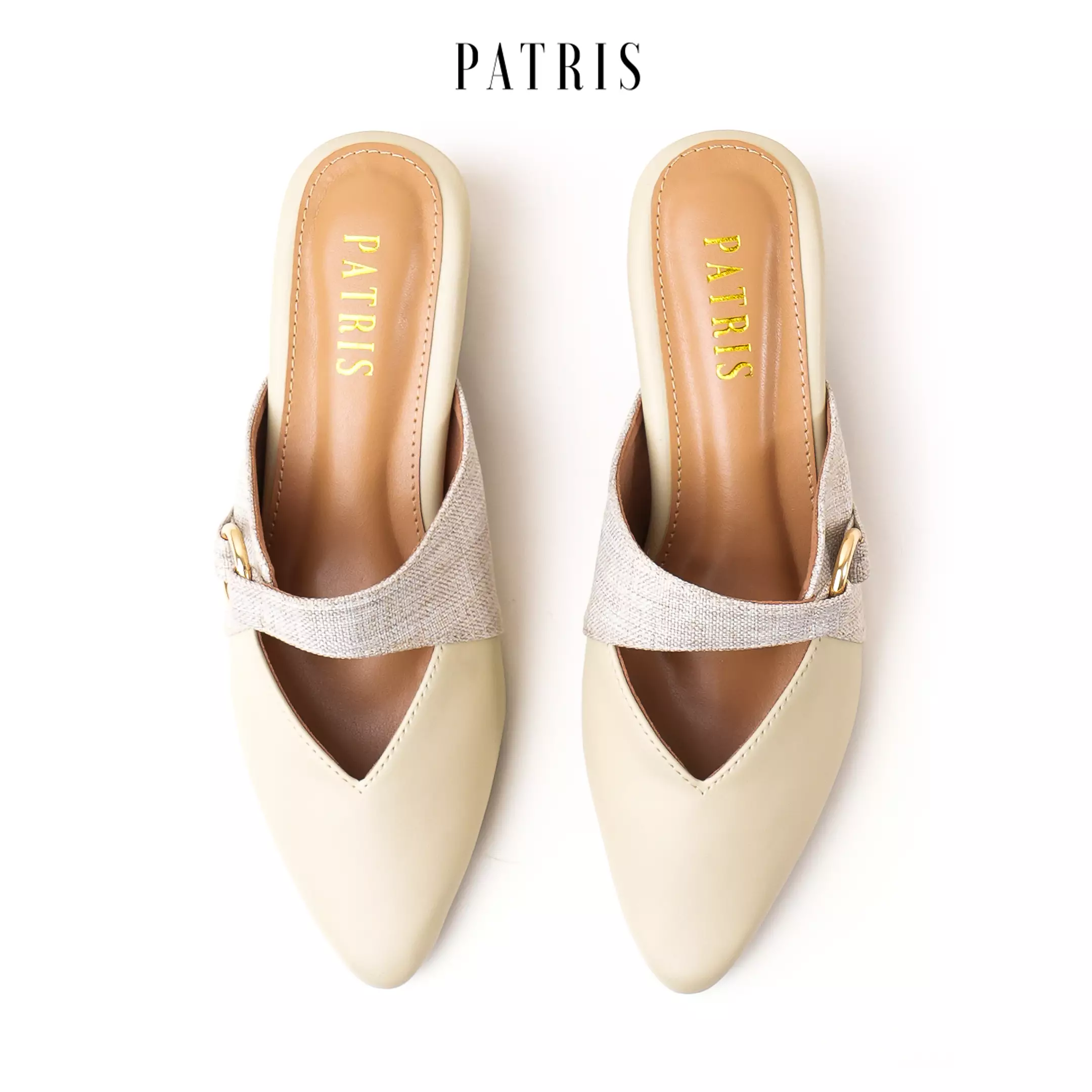 PATRIS Genia Mules Wanita Heels / Hak 4 Cm