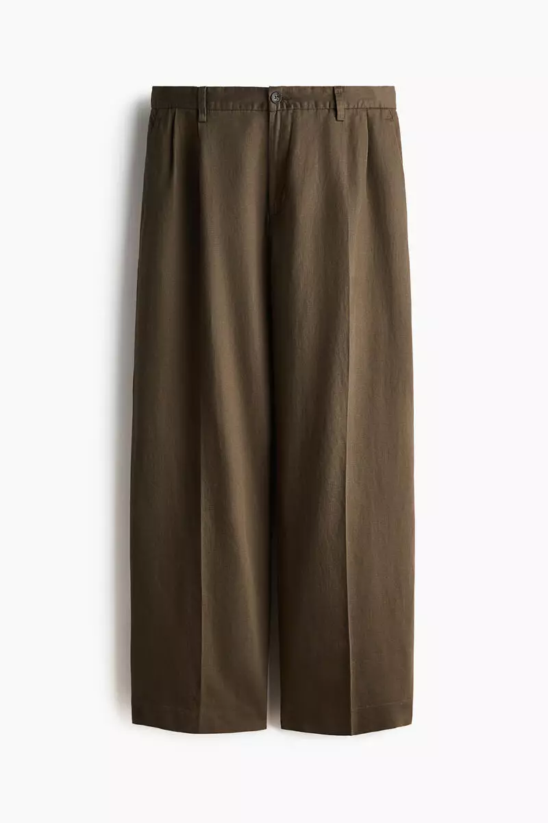 Loose Fit Linen-blend trousers