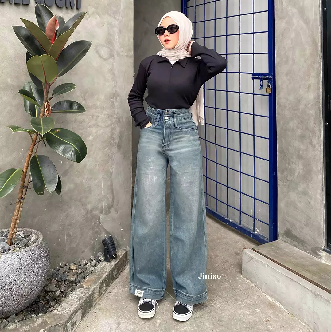 Ultra Highwaist Baggy Loose Jeans 666 OVERTIME