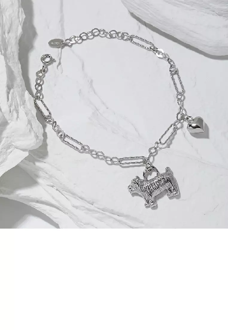 Puppy on sale charm bracelet