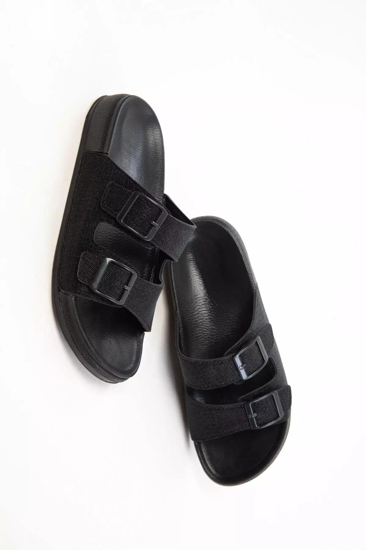 Black Women's Slippers 20784