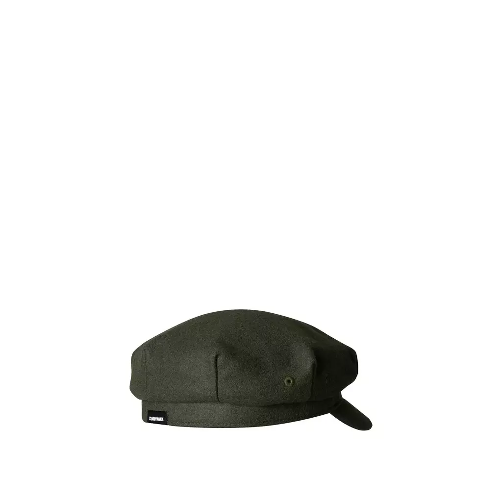 Bodypack Collier Bakerboy Wool Cap - Olive