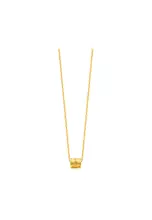 Mini Six Word Mantra + 916/22K Gold Polo Chain