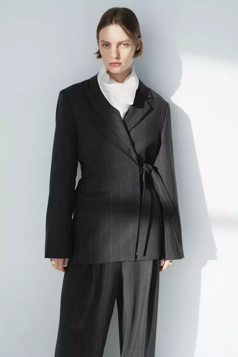 Wrap blazer