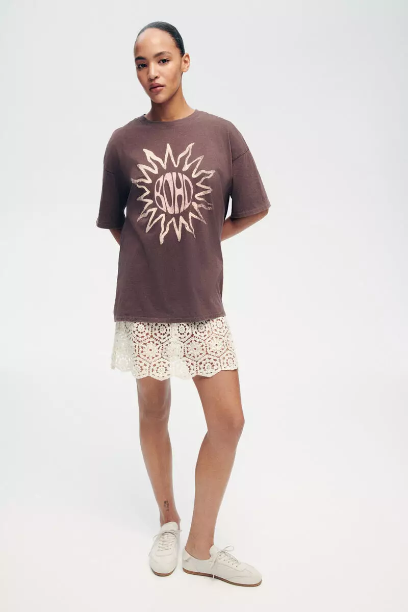 Oversized printed T-shirt