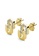 Her Jewellery gold Union Earrings (Yellow Gold) - Made with premium grade crystals from Austria 68538AC80AFDC1GS_3