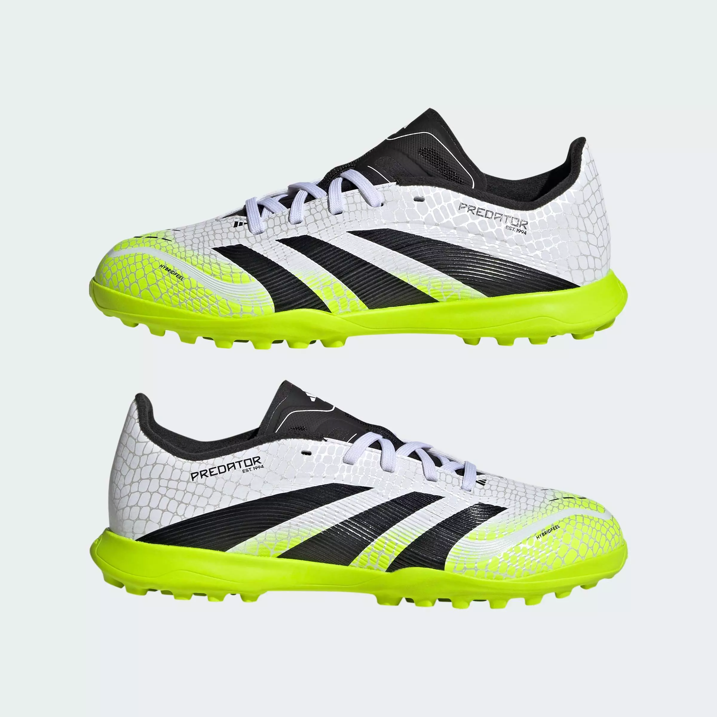Football Predator League Turf Boots Kids Unisex White JI1149