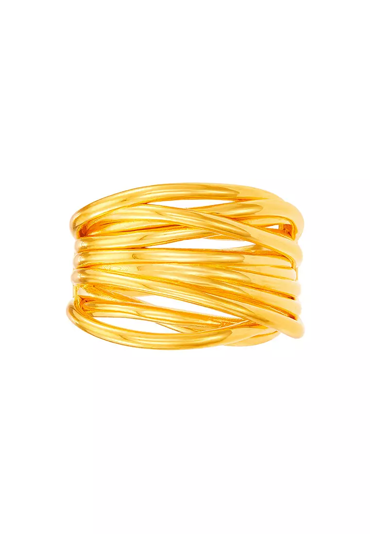 HABIB 999/24K Yellow  Gold Ring 9GR00511224