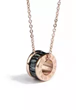 Rose Gold, Black, White