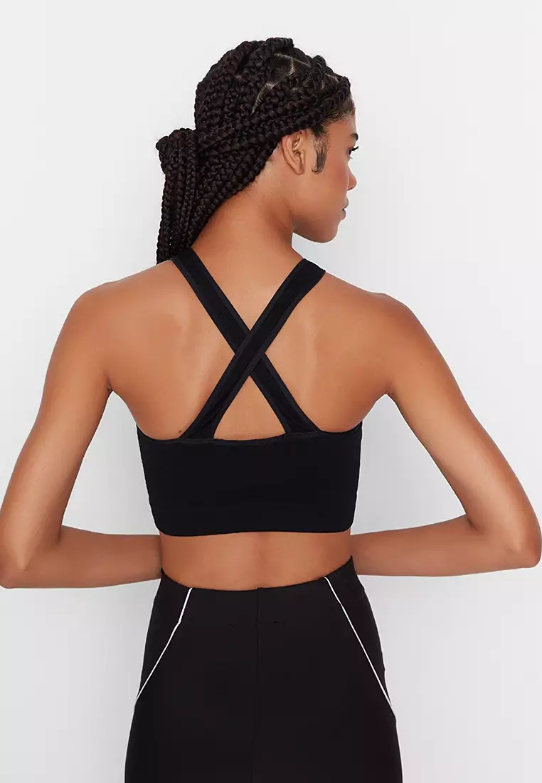 Halter Crop Sports Bra