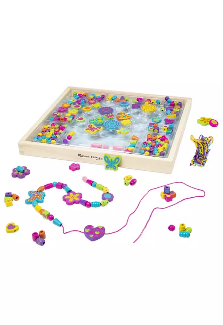 Buy Melissa & Doug Melissa & Doug Created by Me! Bead Bouquet Wooden Bead Kit Stringing Beads