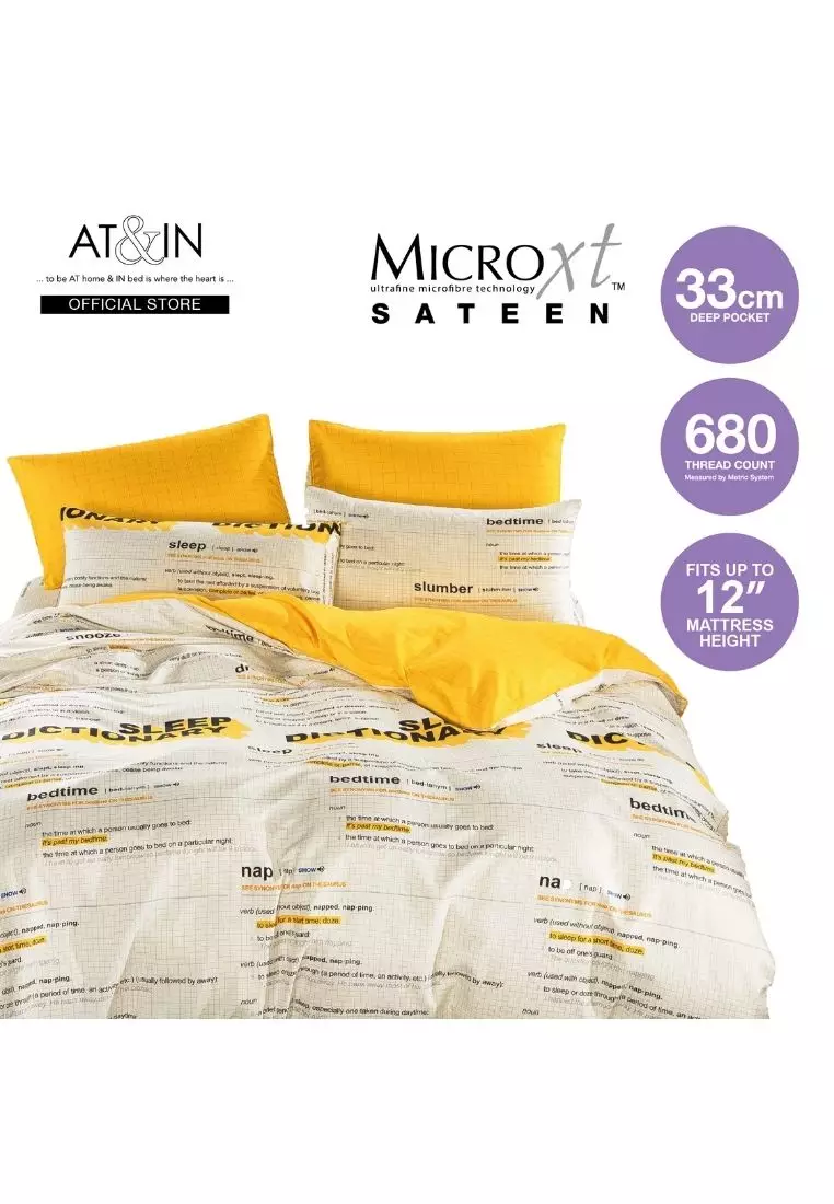 Buy AT&IN AT&IN Perfect & Nice Fitted Sheet Set 680TC Sleep