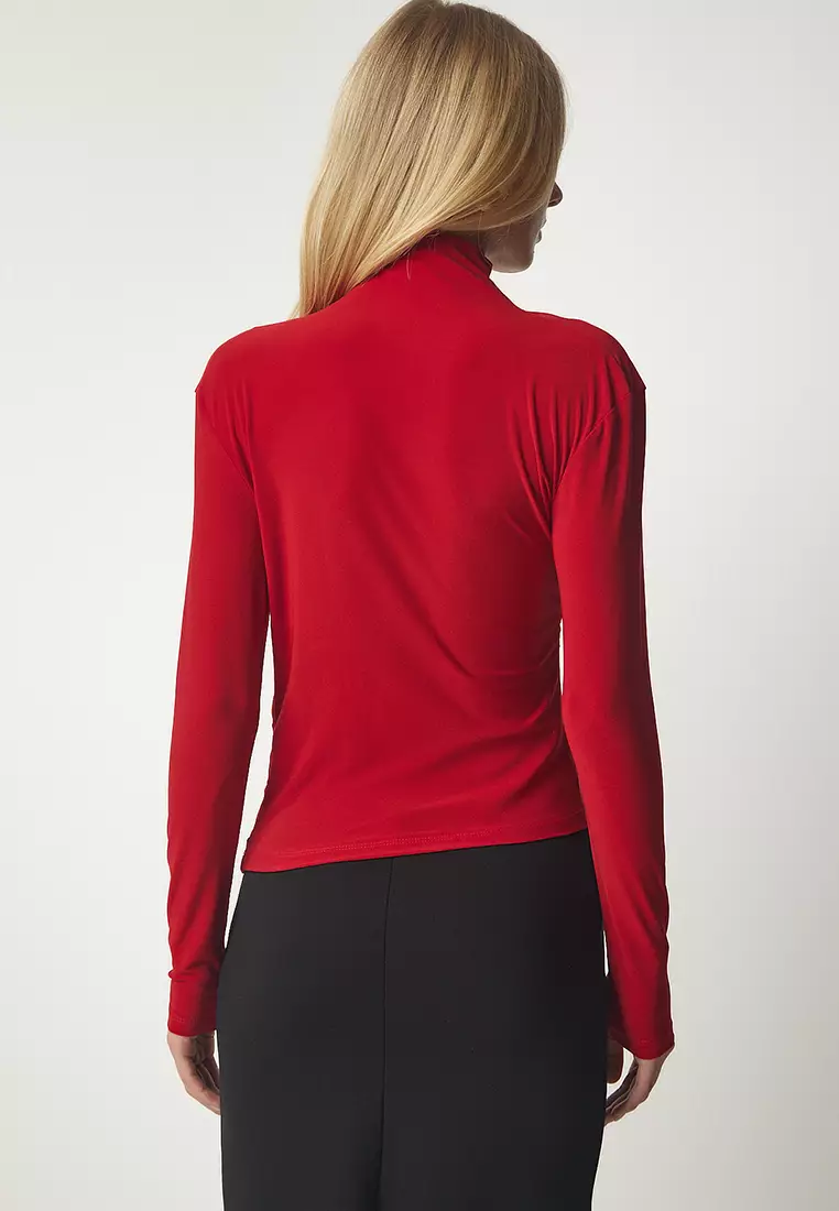 Basic Shirred Detail Blouse