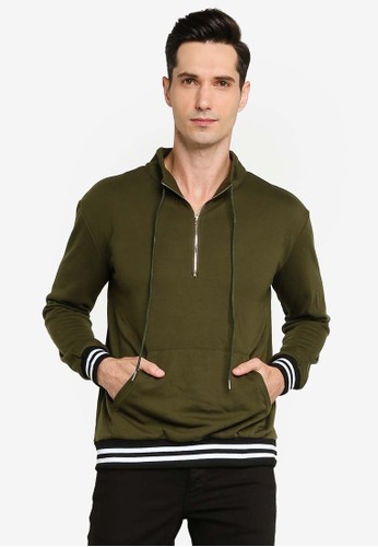 Jual Zalora Basics Half Zip Sweater Original Zalora Indonesia