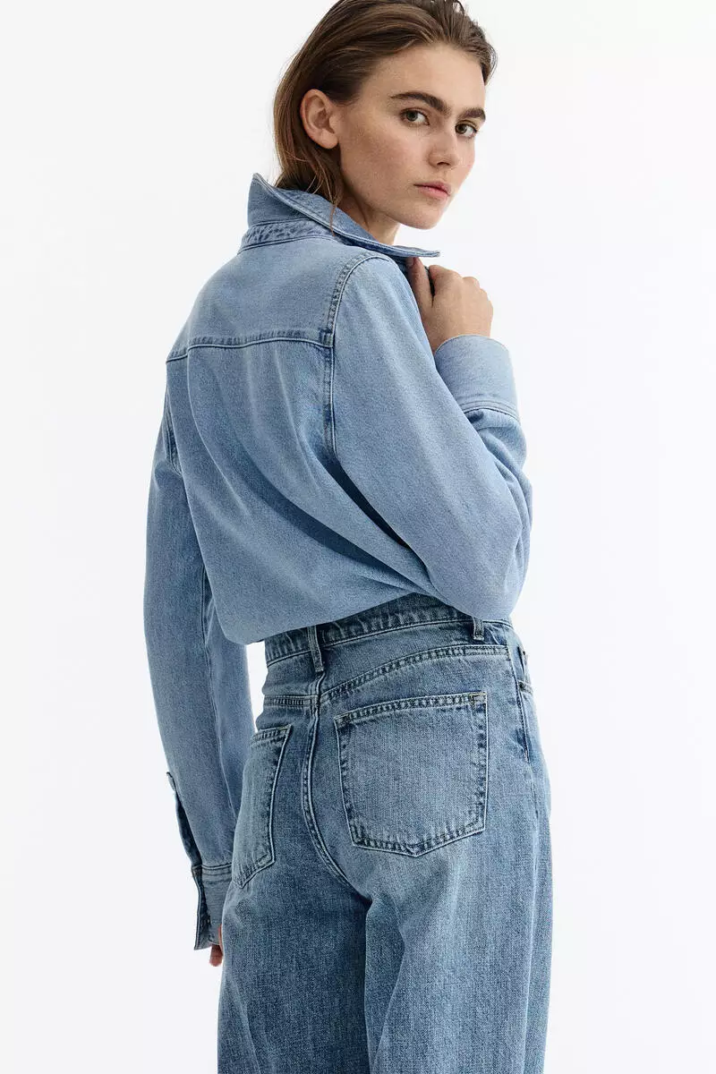 Barrel High Ankle Jeans