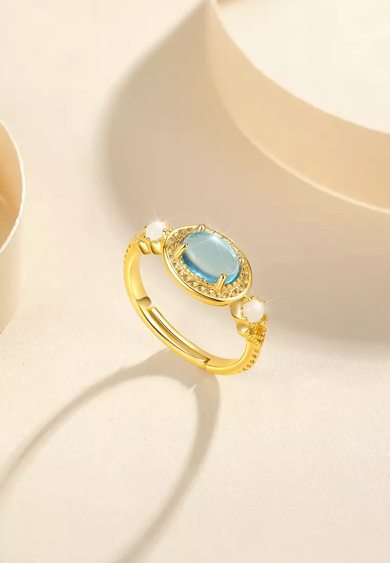 Cincin Wanita Original Perhiasan Elegan Fashion Cincin Cewek Tunangan Rings