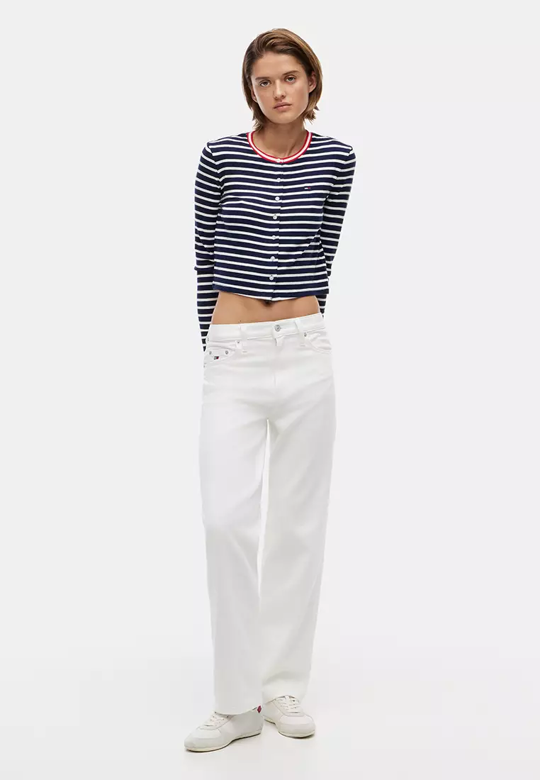 Slim Jersey Cardigan - Tommy Jeans