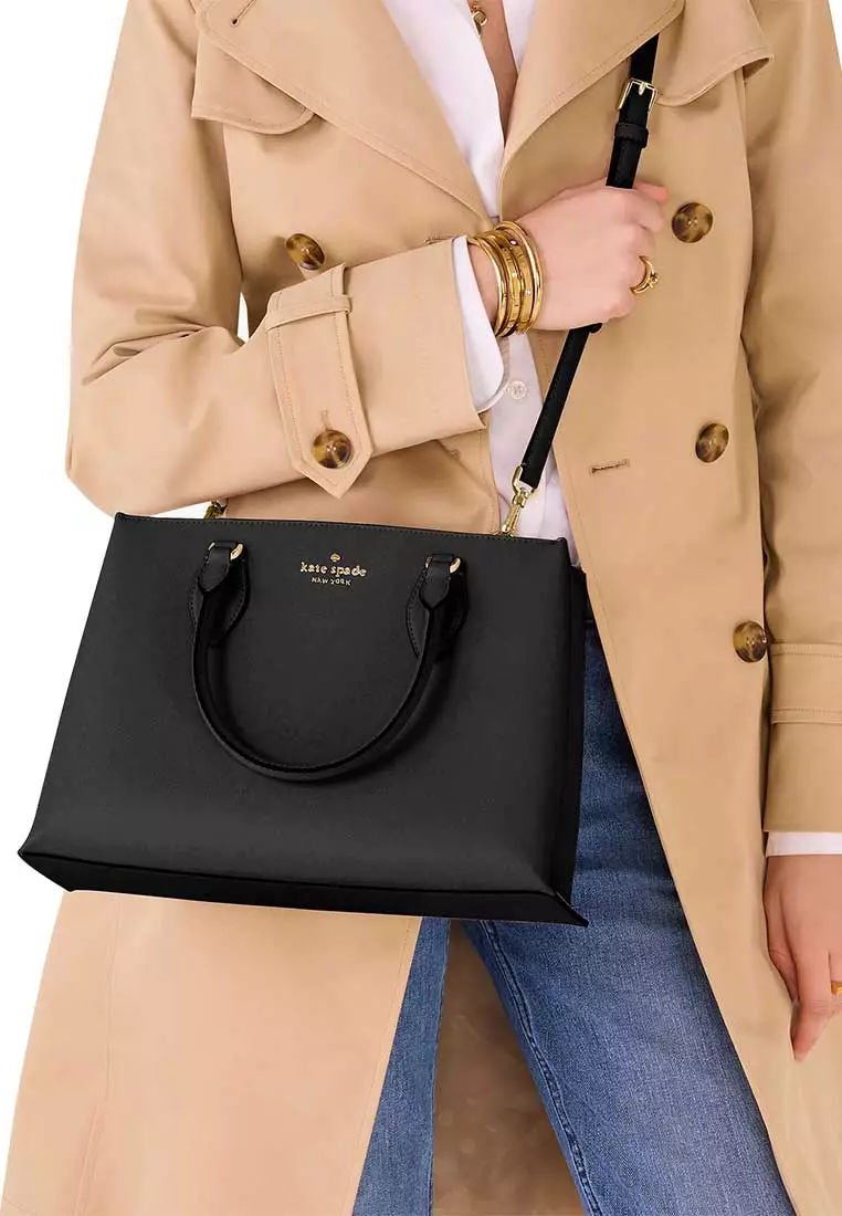 Rae Medium Satchel Black KK310