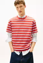Terracotta Red Stripe