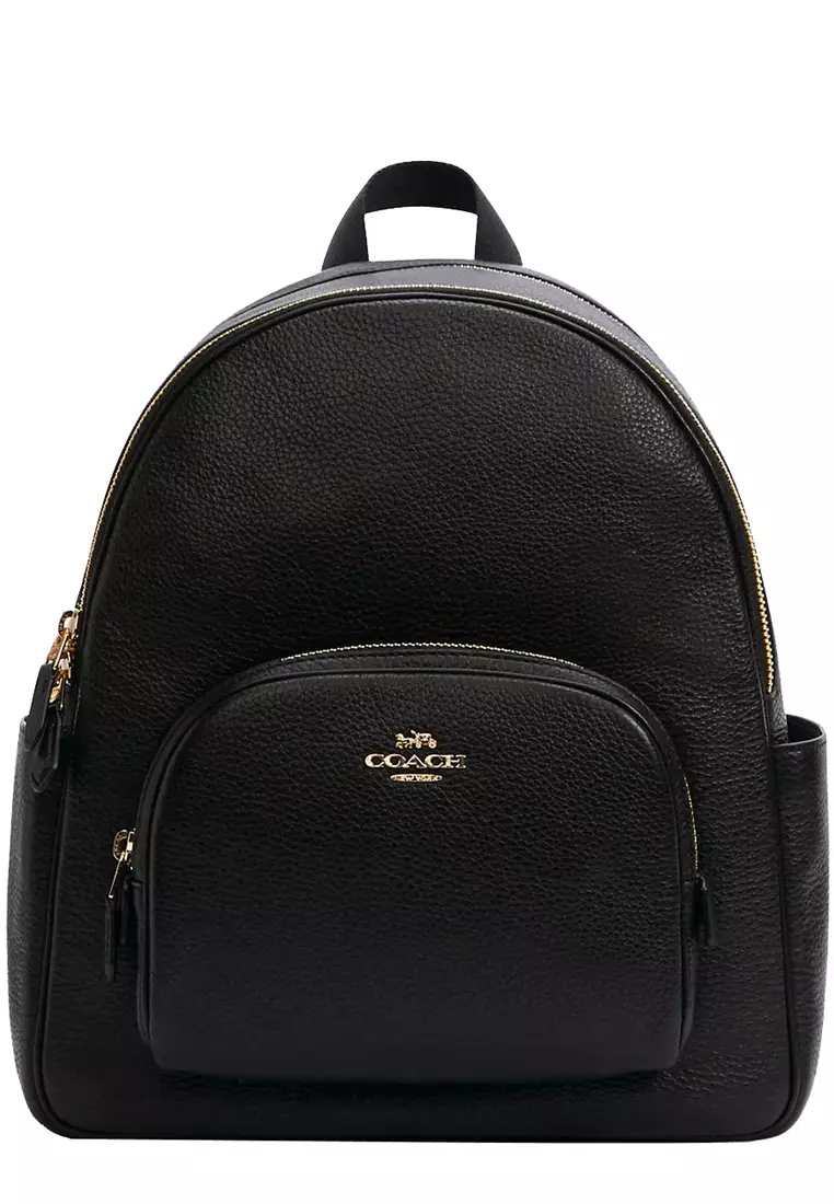 Coach black best sale back pack