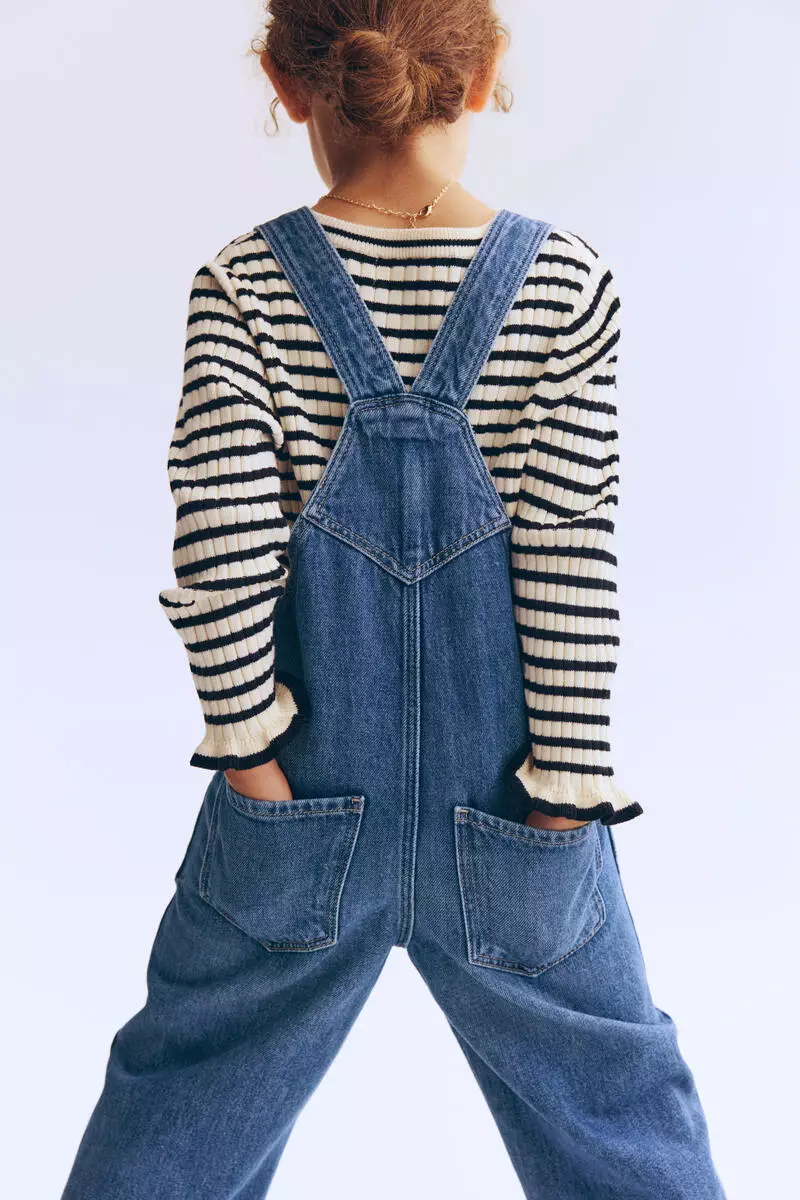 Denim dungarees