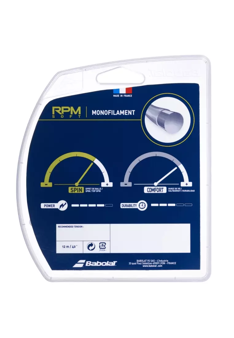 Babolat Tennis String RPM Soft 12M (125/17)