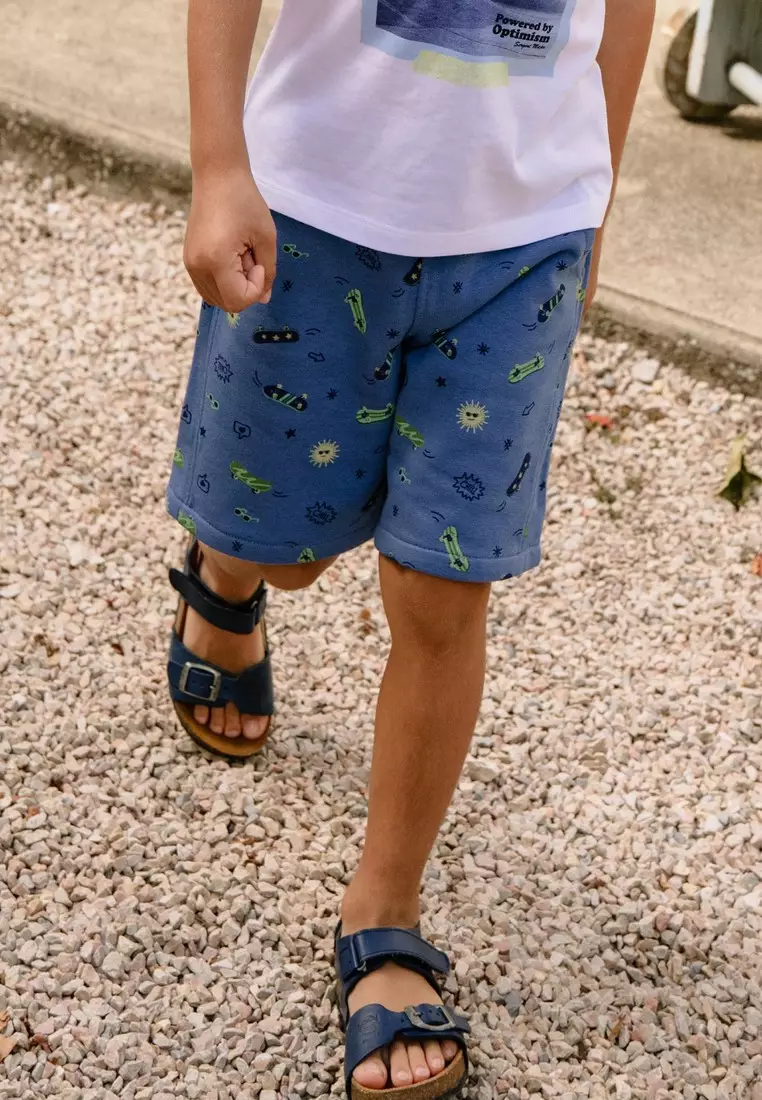 2 Shorts Sergent Major Fille – Jean Et Coton, Tailles 6 Et 7 Ans, Bleu Et Marron, Très Bon état