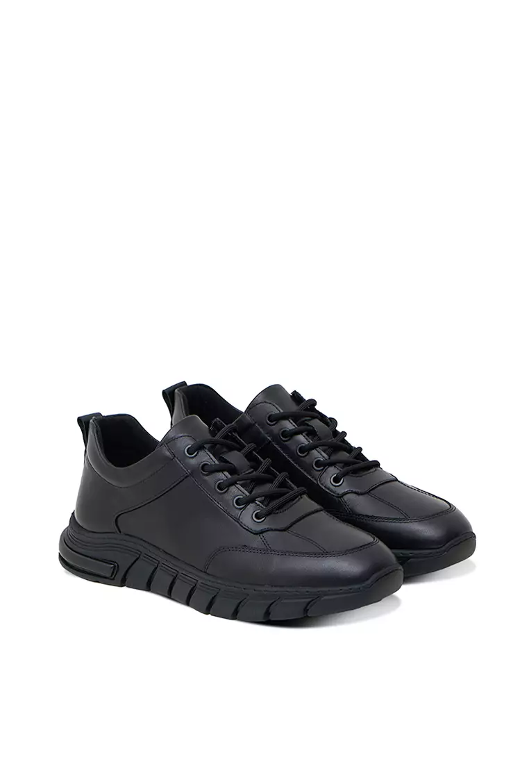 Sepatu Casual Pria Sneakers Gino Mariani Donzello Black