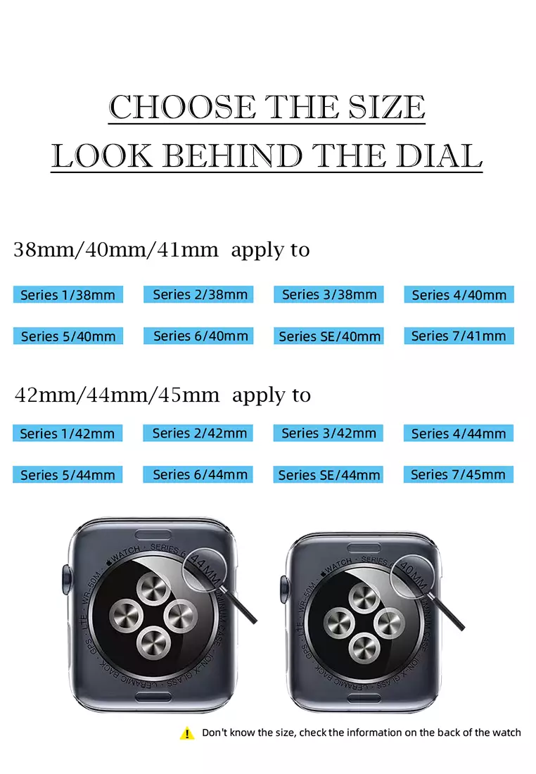 Tali Jam Mesh Strap Apple Watch Strap Jam Tangan Wanita/Pria 38/40/41mm iridescence