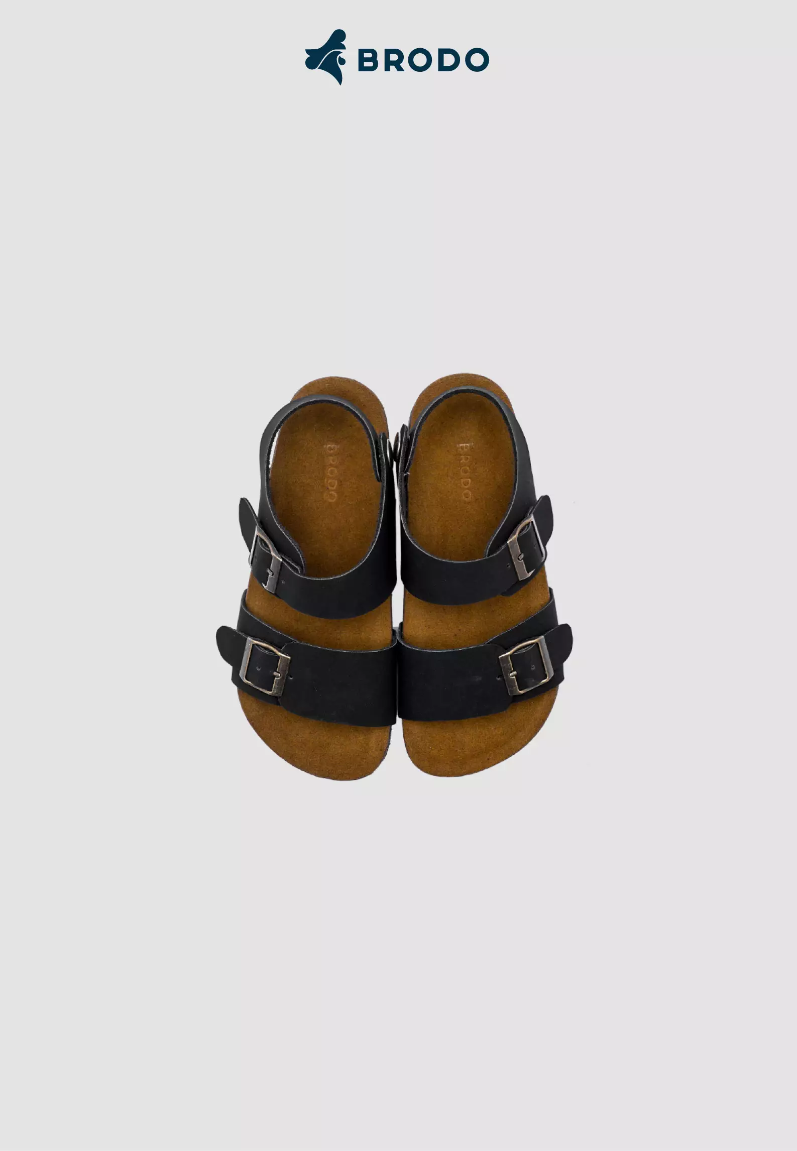 BRODO -  Sandal Wira Strap Classic Kids Black