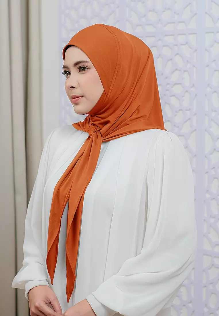 HIJAB INSTAN LUNA - ORANGE