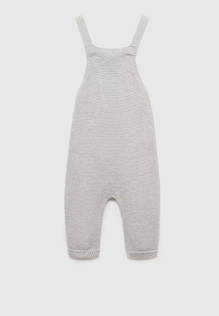 Mango ribbed knit jumpsuit deals