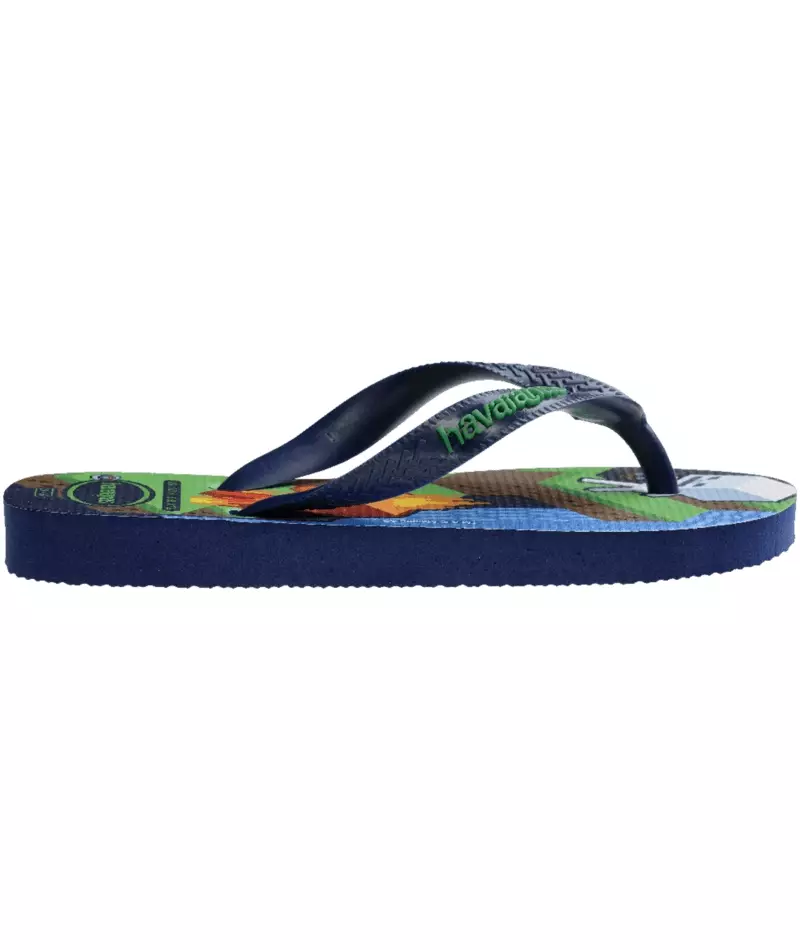 Havaianas 0555 Kids Minecraft Navy Blue - Sandal Anak