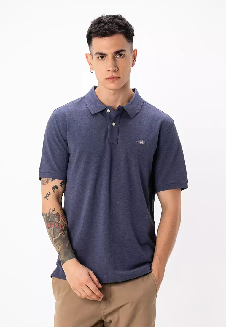 Regular Fit Shield Piqué Polo Shirt