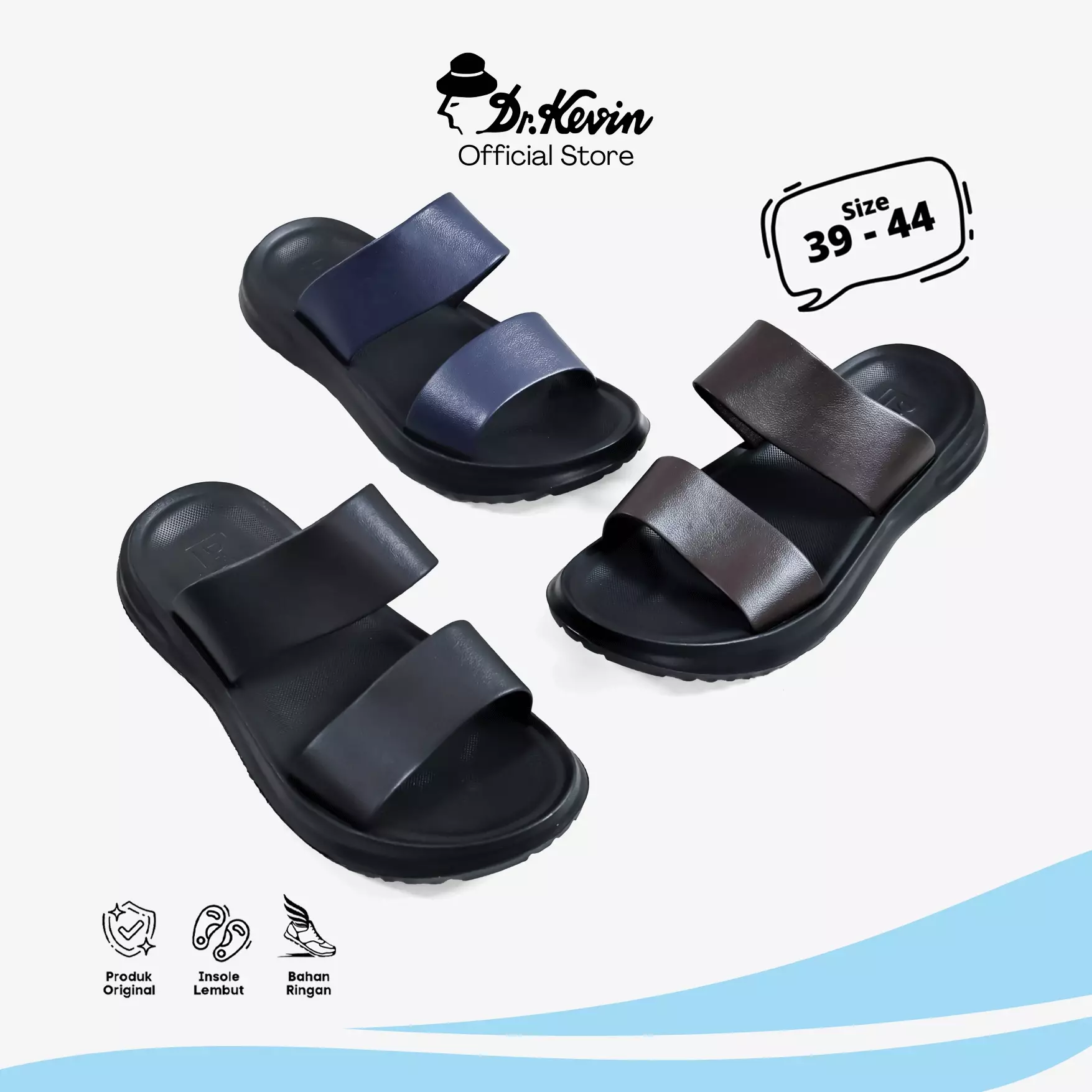 Dr. Kevin Sandal Japit Jepit Pria Kasual 871-123