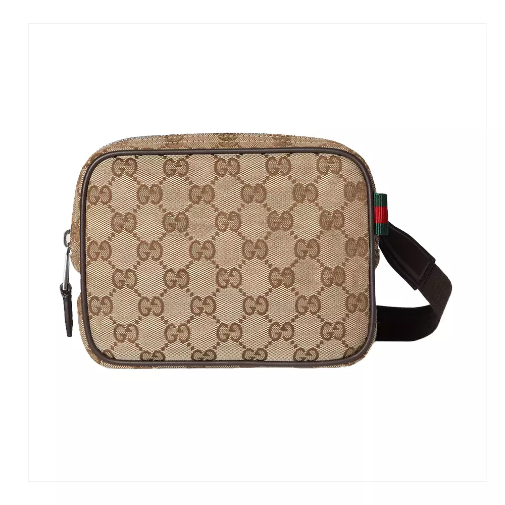 [4.4PRIL KEJUTAN HARGA] GG Canvas Mini Crossbody Bag Beige Brown