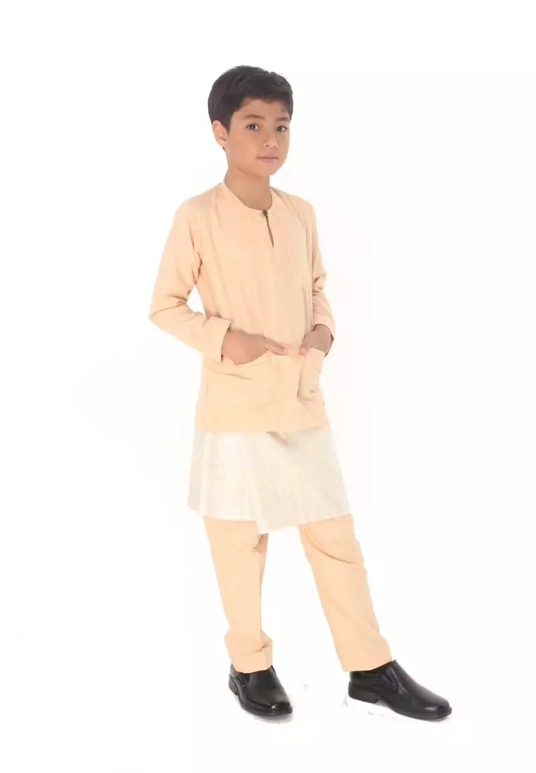 Baju Melayu Moden Teluk Belanga For Kids