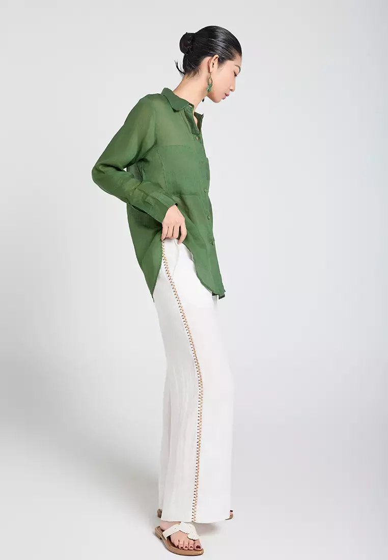Casual Workwear Linen Shirt