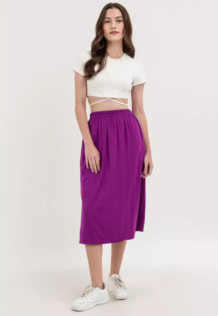 Laica Cotton Midi Skirt