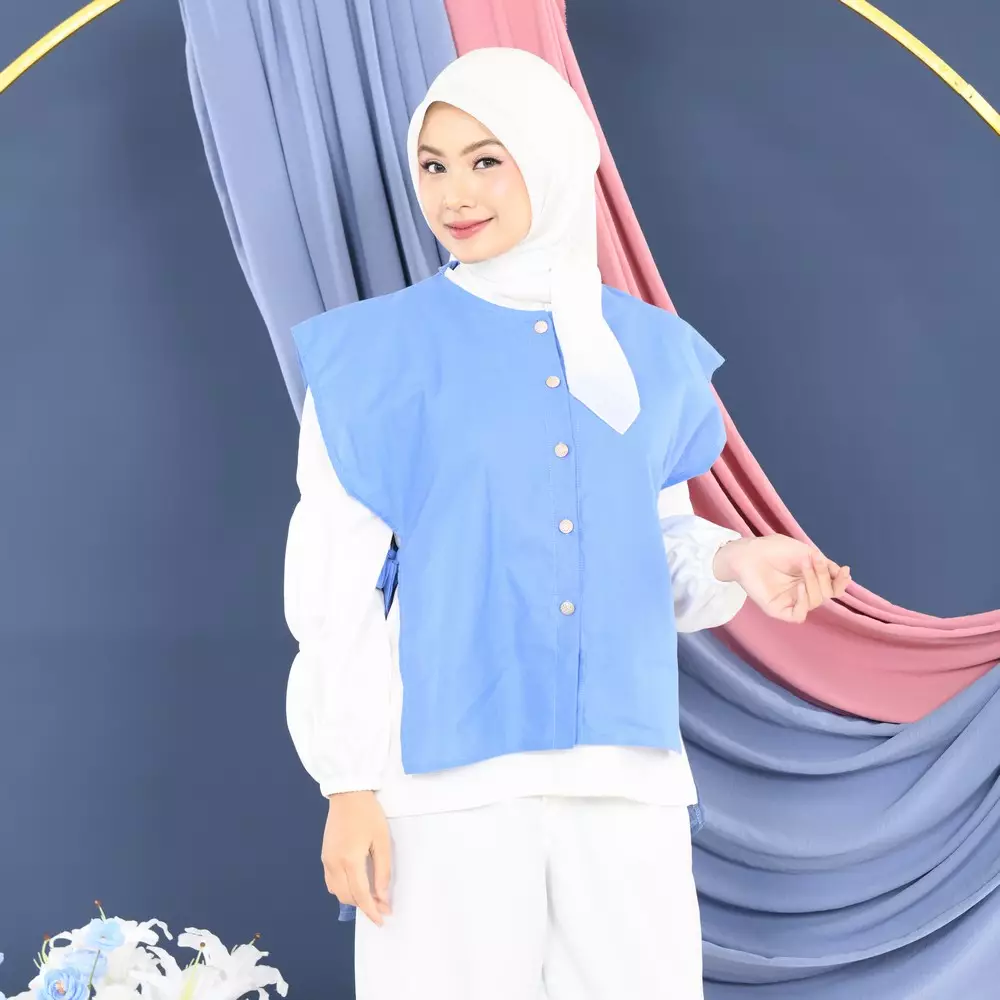 Adilla Vest - Soft Denim M19676 R27S2