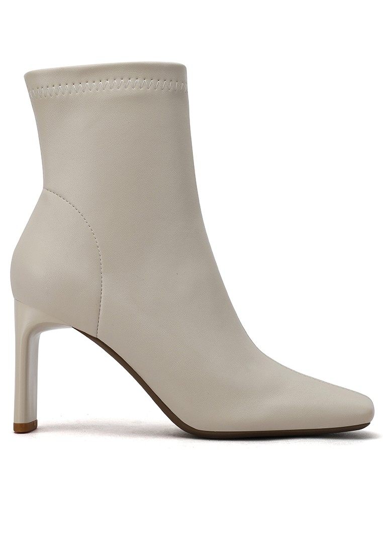 7CM Square Toe Zipper Ankle Boots XJ2178-8