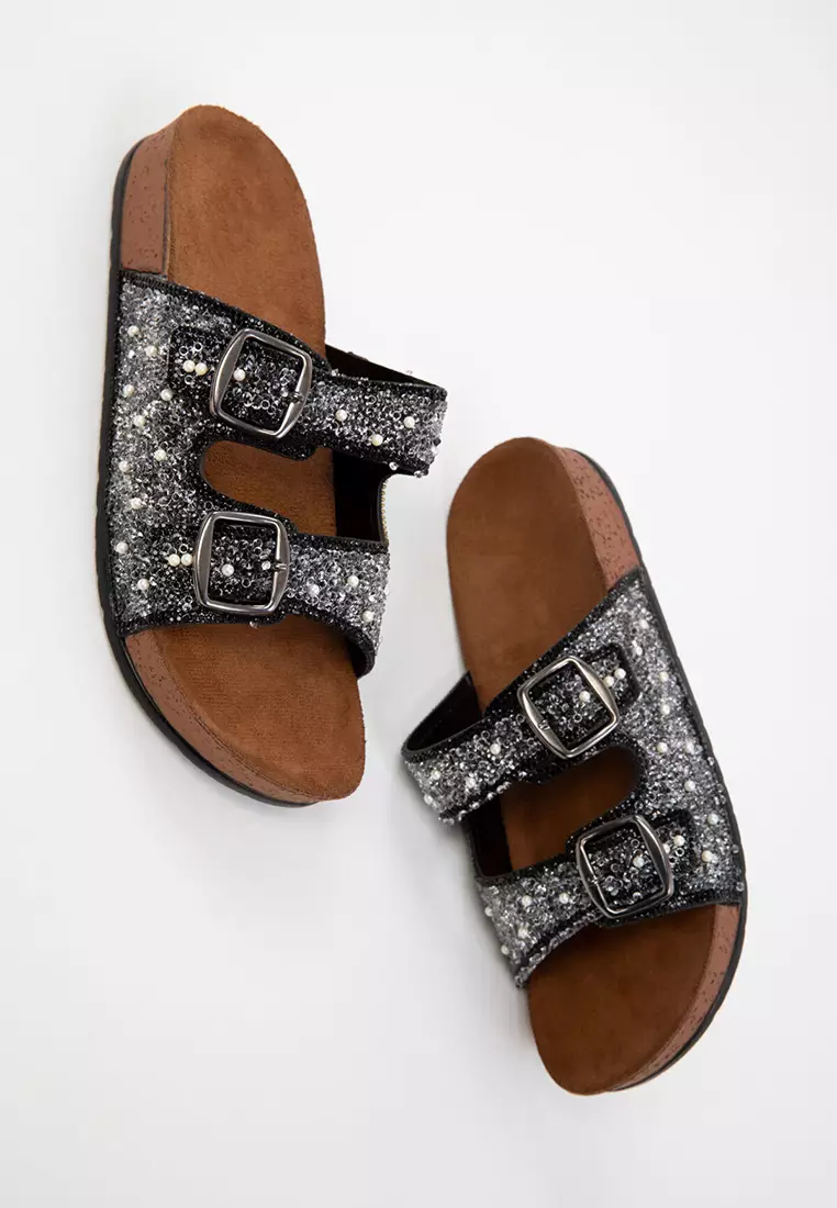 20229 Model Black Women's Slippers