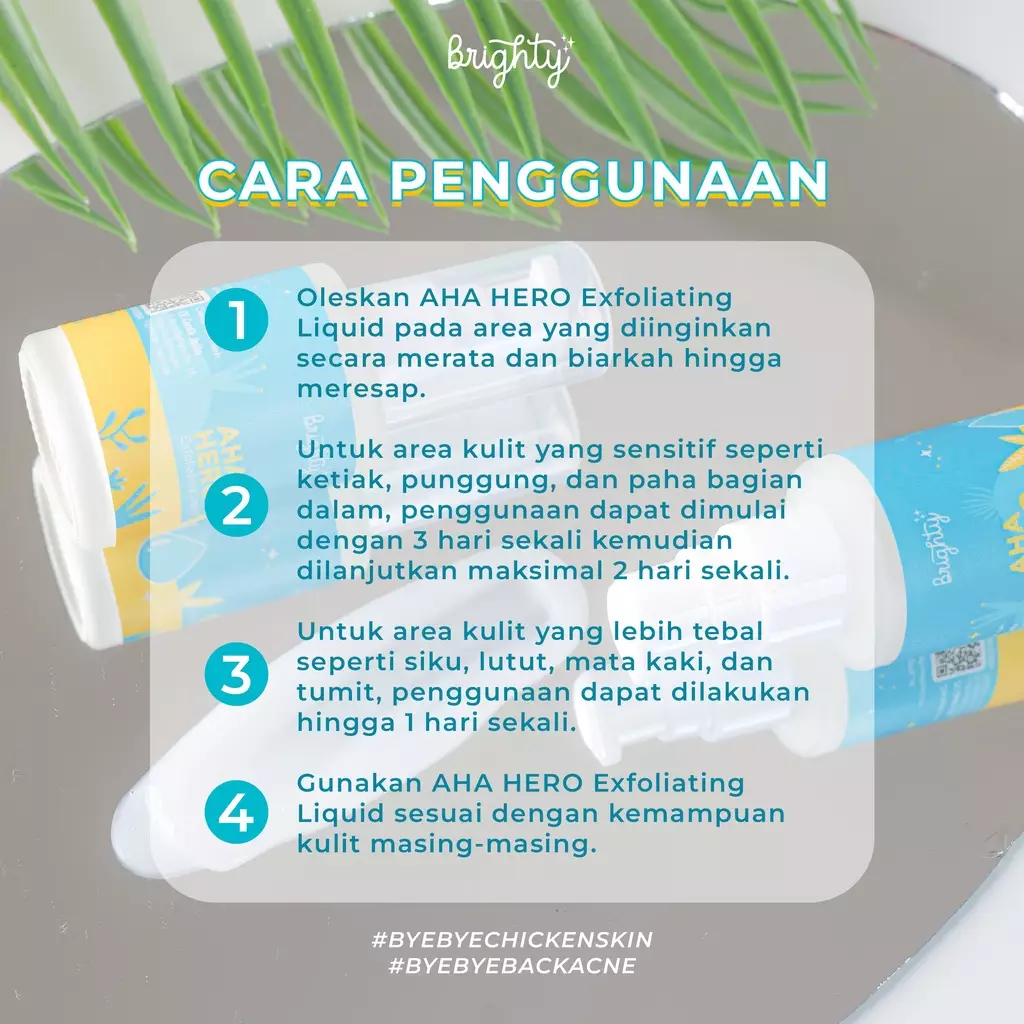 BRIGHTY AHA HERO EXFOLIATING LIQUID 35ML