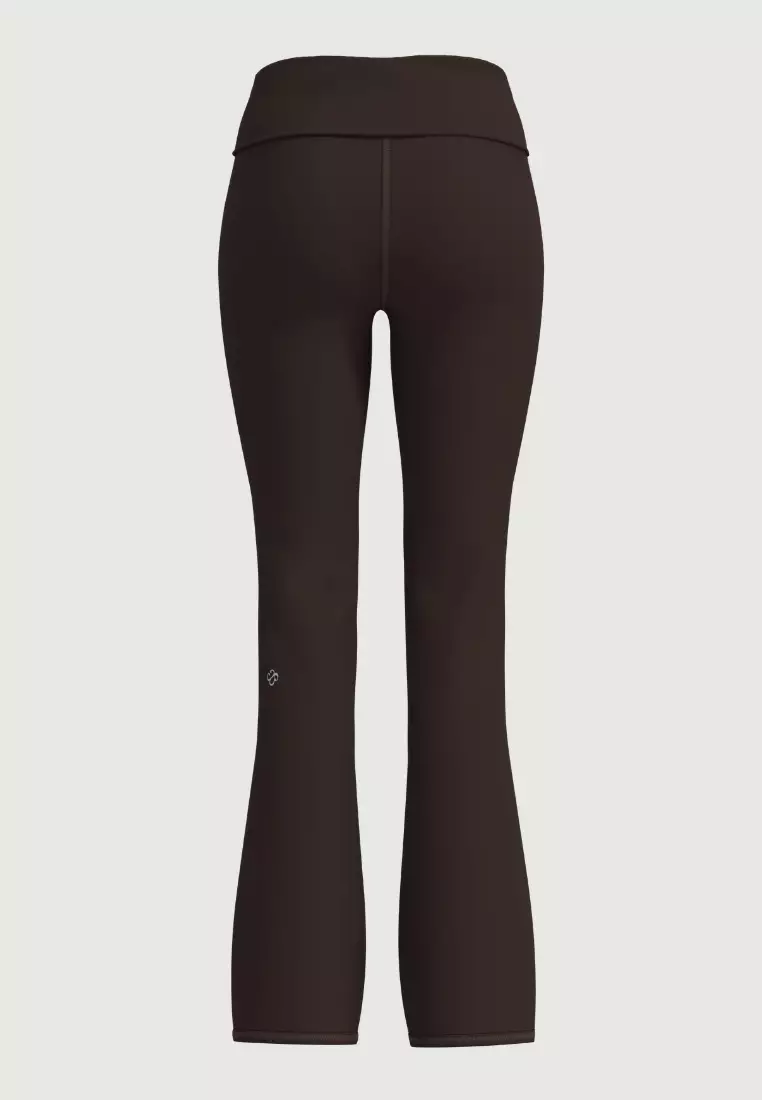 Buy Sunseeker Chicory Coffee Foldover Flare Pants 2026 Online | ZALORA
