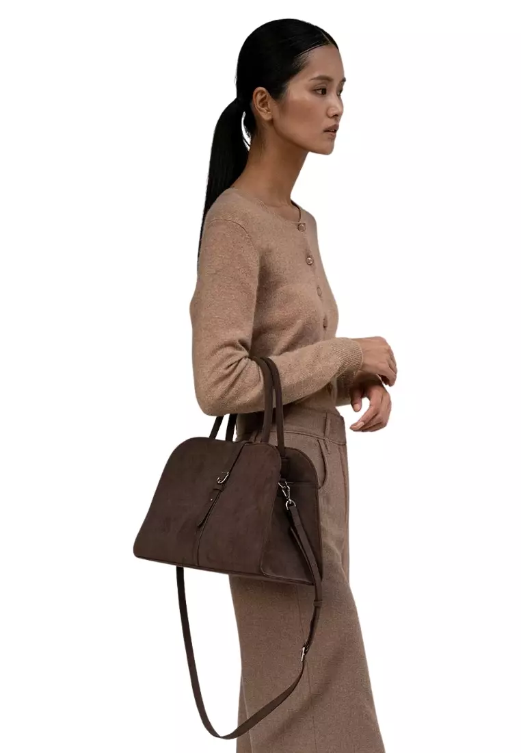 Blanc Medium - Suede Choco Brown