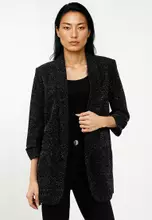 Black/Detail: Silver Glitter